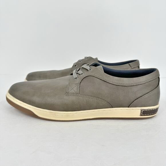 Jousen Mens 3 Eyelets Fashion Sneakers US 12 EU 46 Grey EUC - Picture 6 of 11